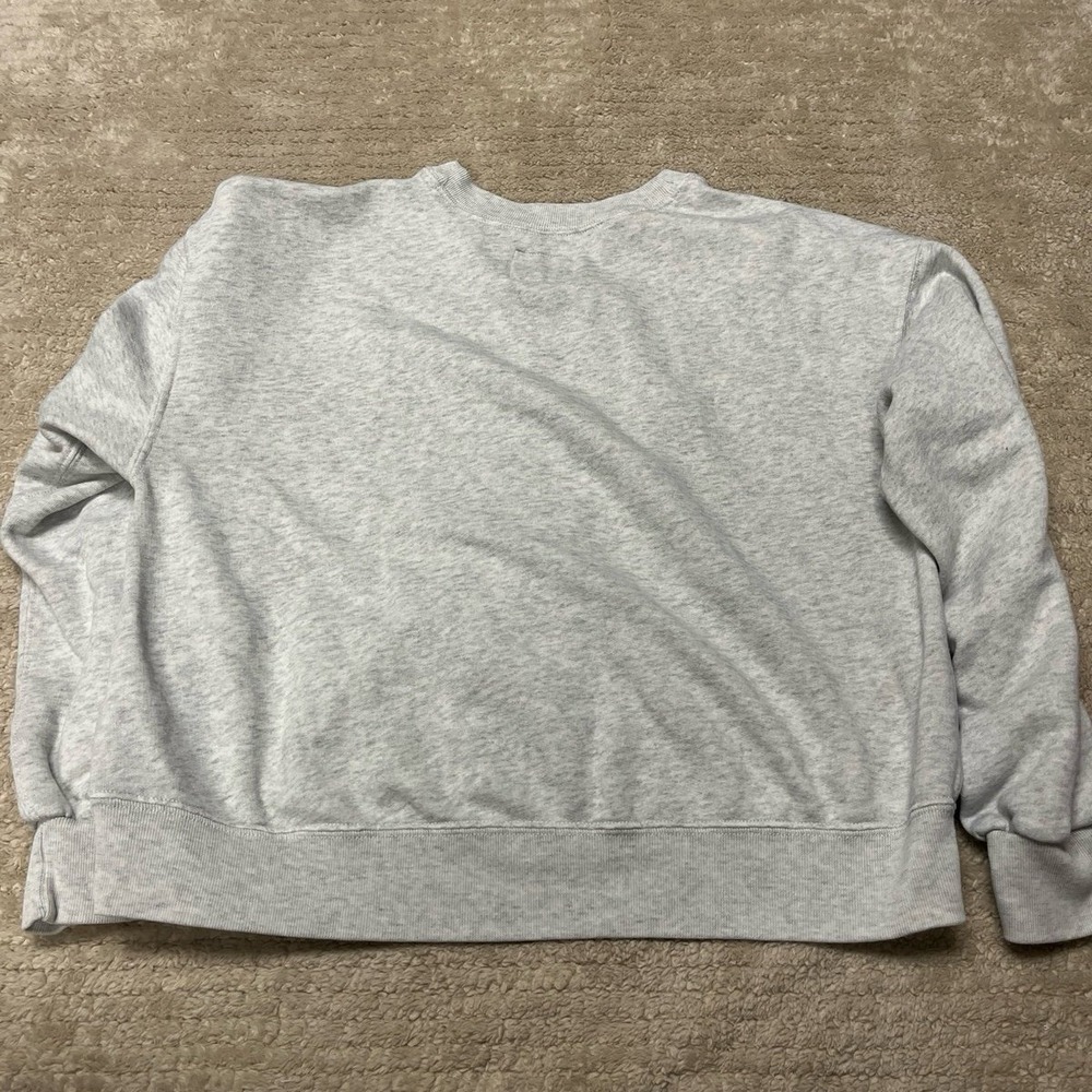 Abercrombie & Fitch Soft A&F Collection Gray Crewneck Sweatshirt Women's Small - Picture 3 of 3